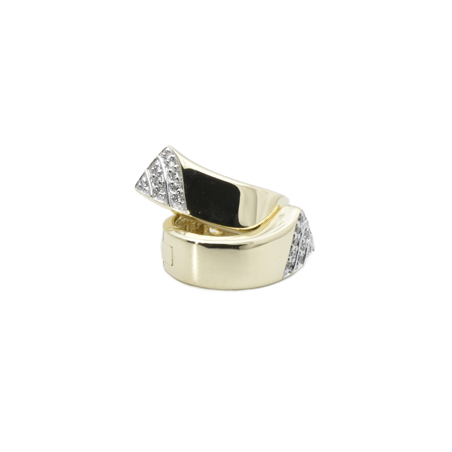 Creolen mit Diamanten