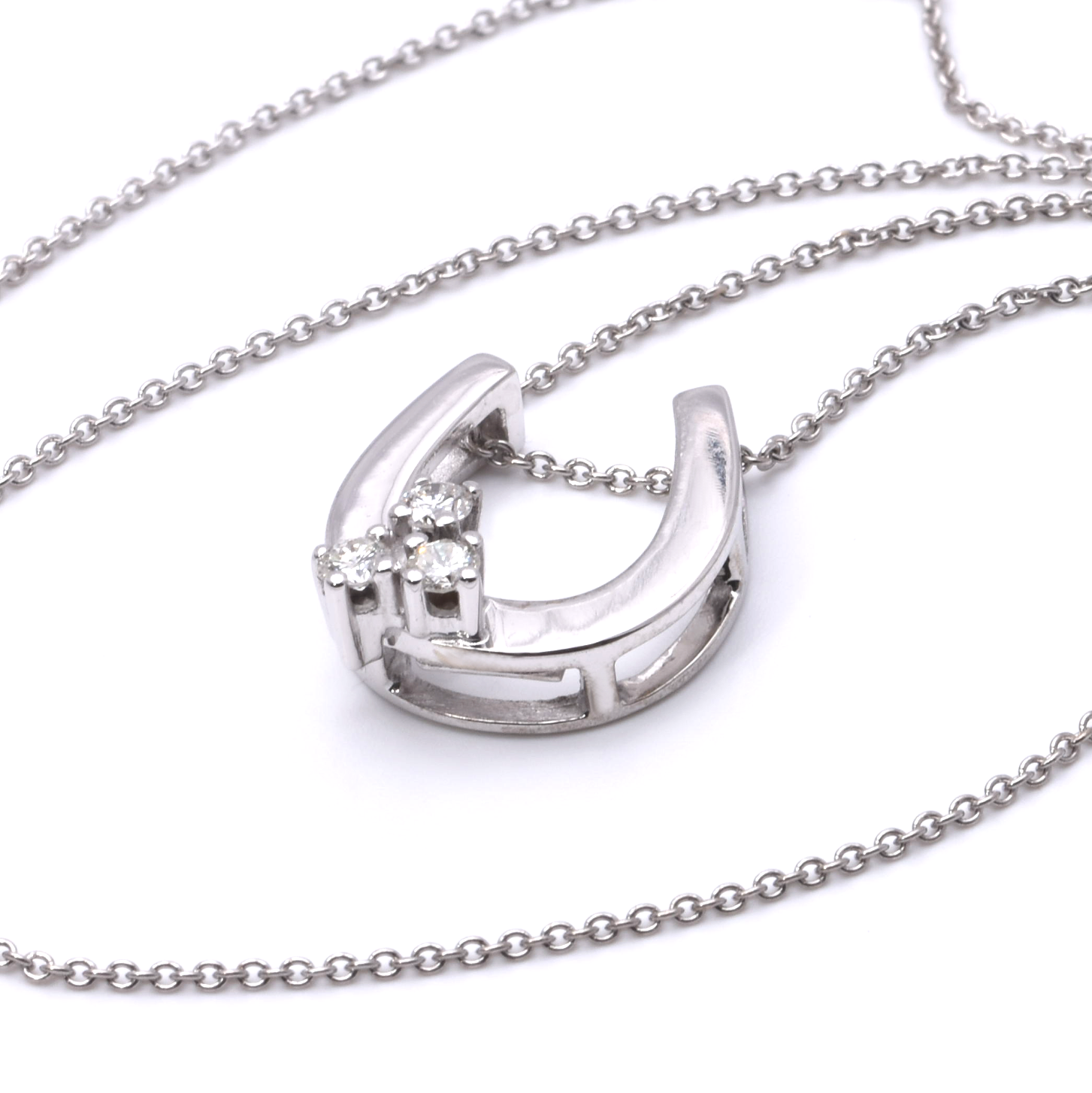 Kette mit Hufeisen Anhänger