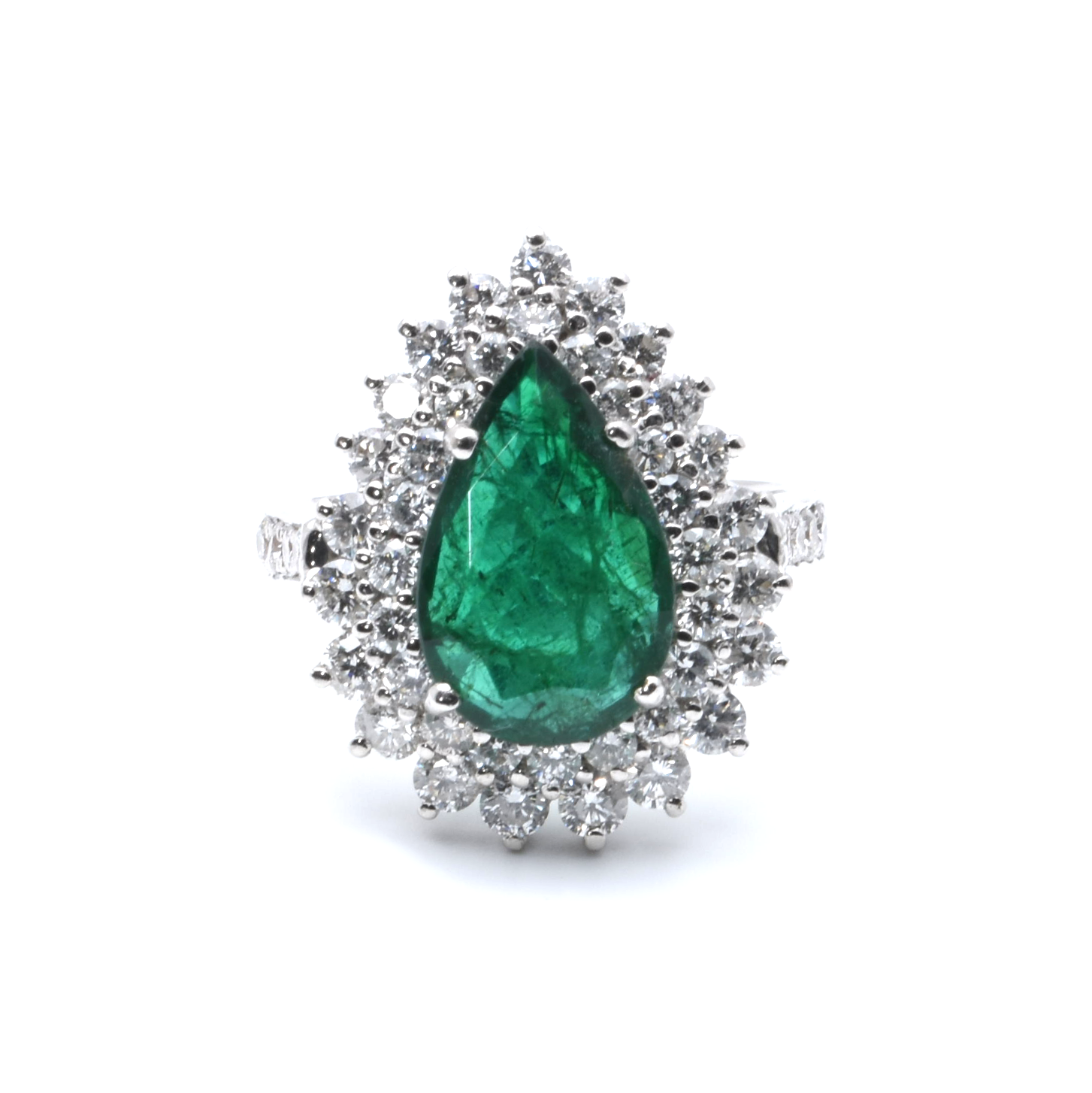 Brillant Smaragd Ring