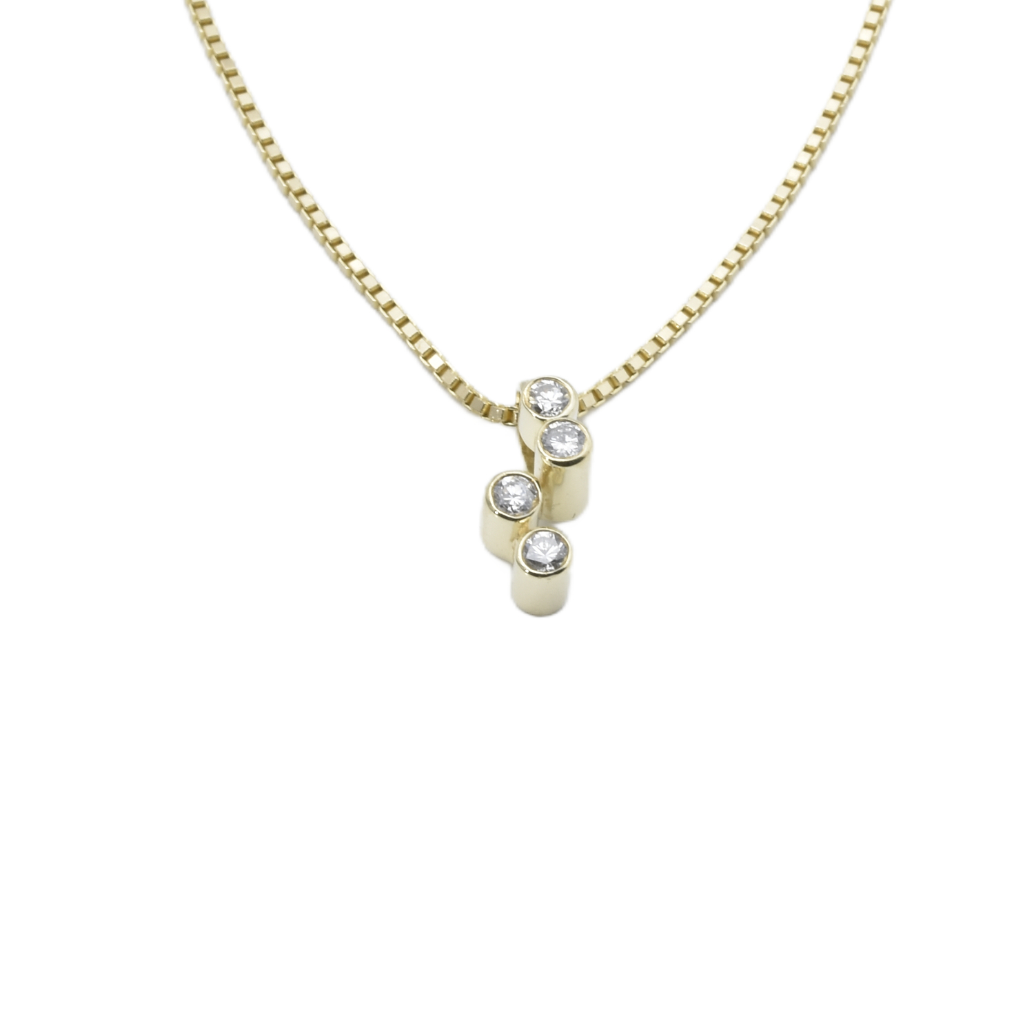 Venezianerkette mit Anhänger und Brillanten