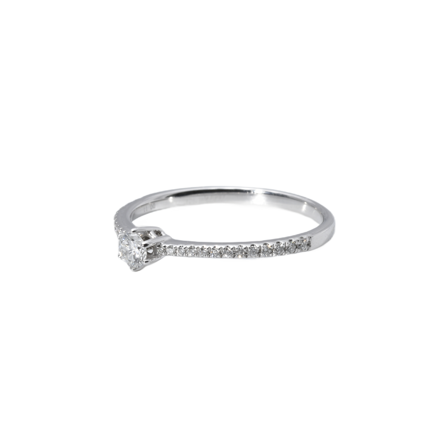 Ring Solitär mit Brillanten