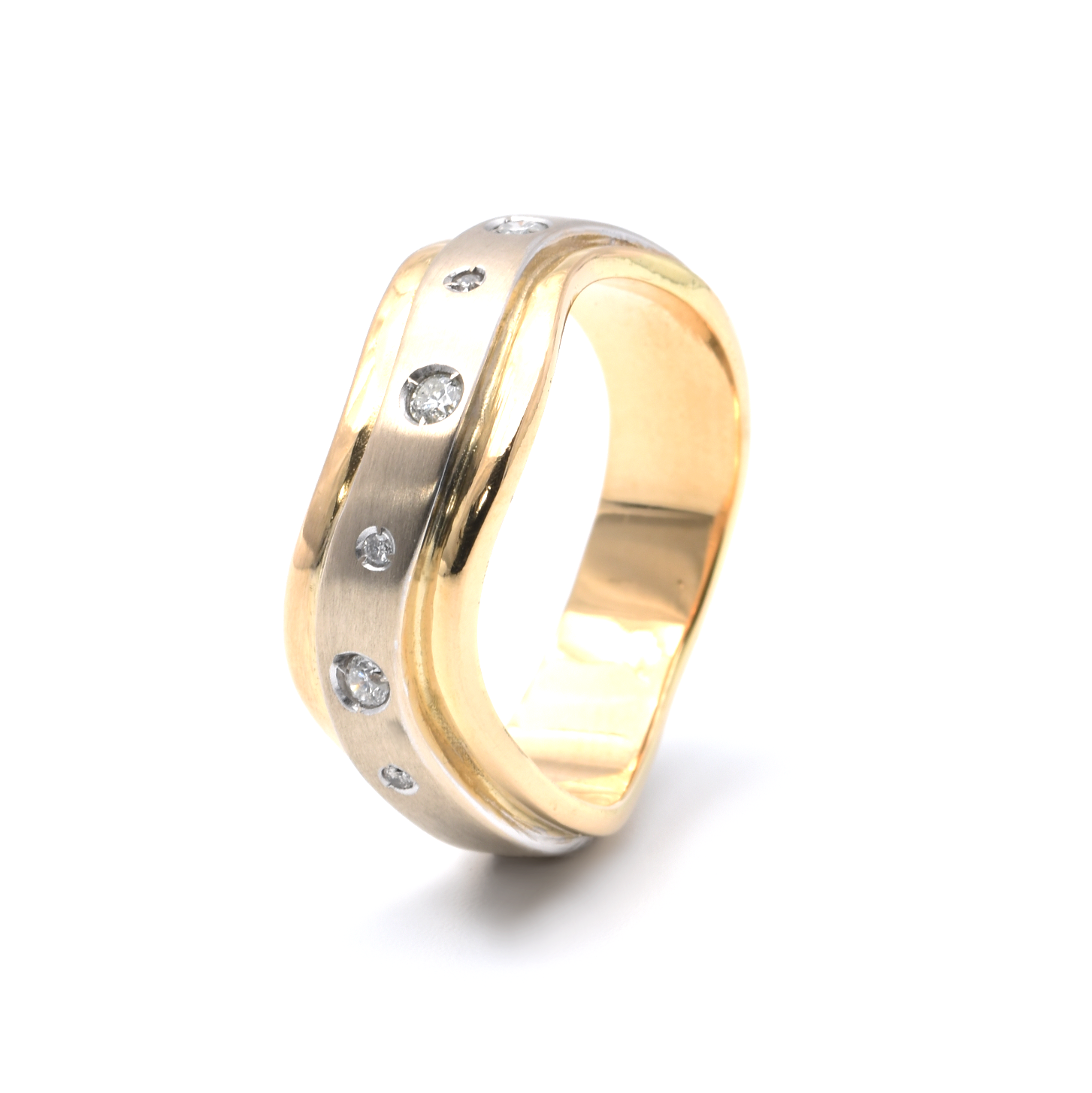 Ring | 750/000 Gold | Bicolor | Brillanten