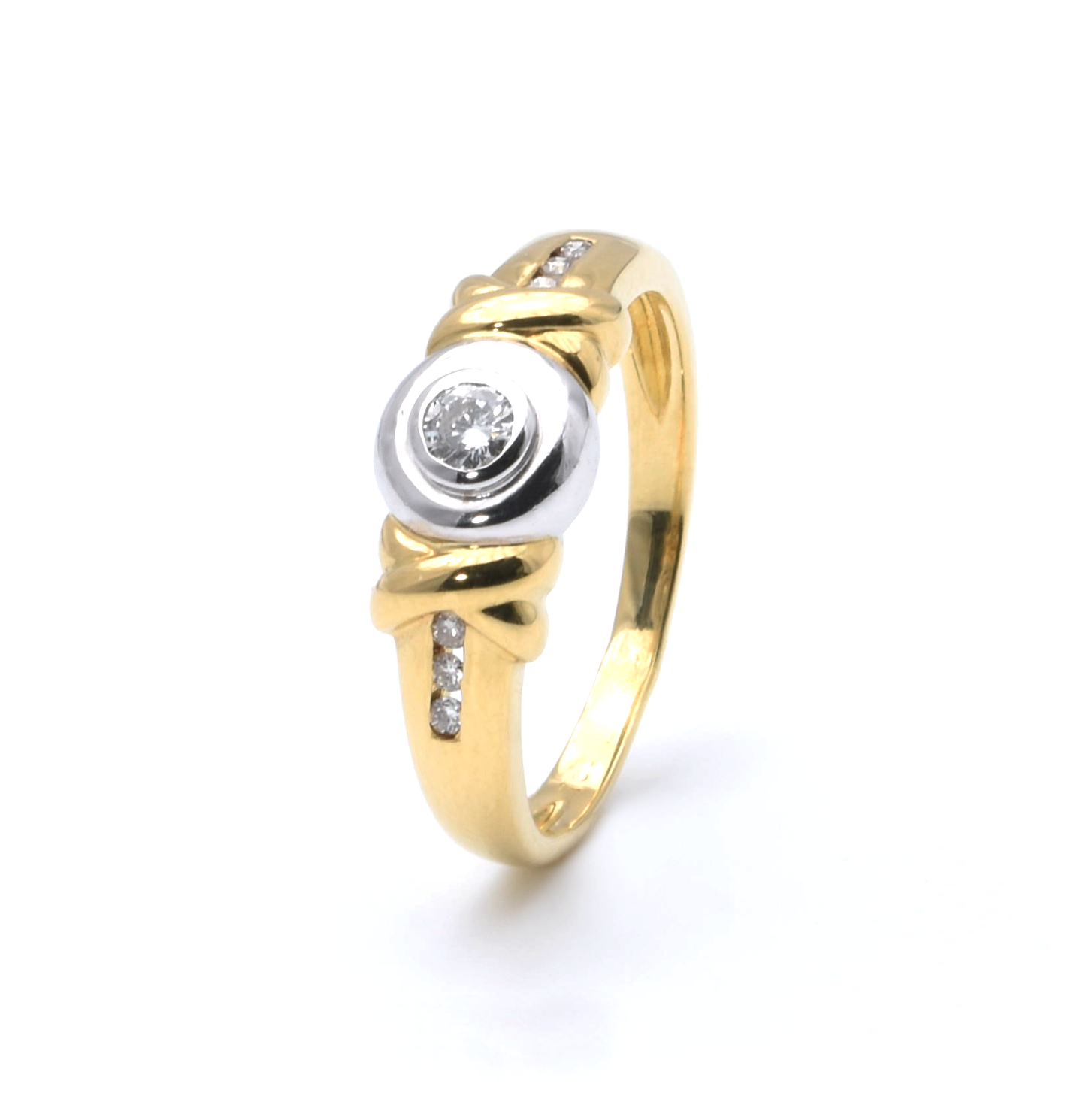 Ring | 750/000 Gold | Bicolor | Brillanten