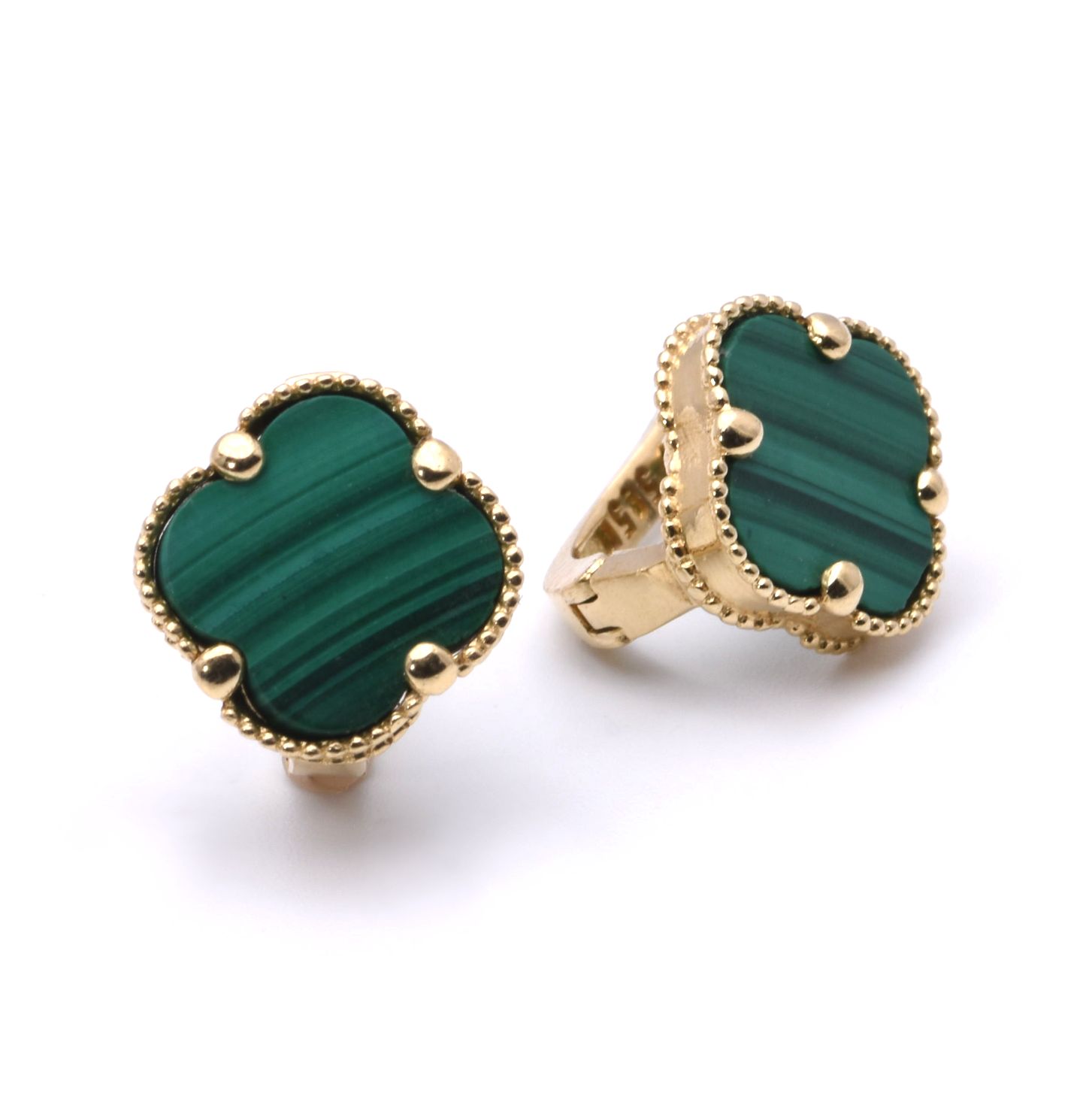 Ohrhänger mit Malachit