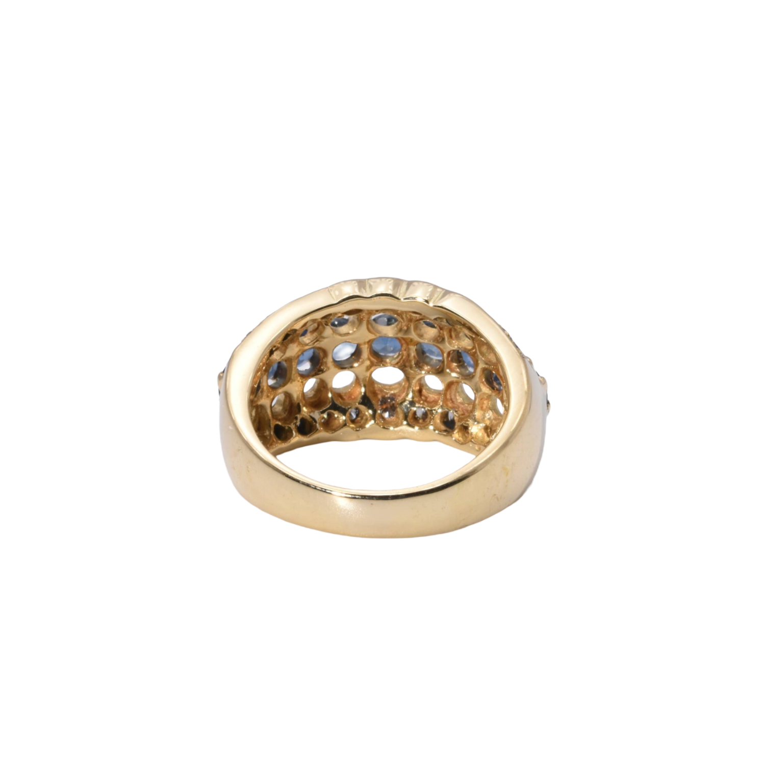 Ring mit Brillanten und Saphiren