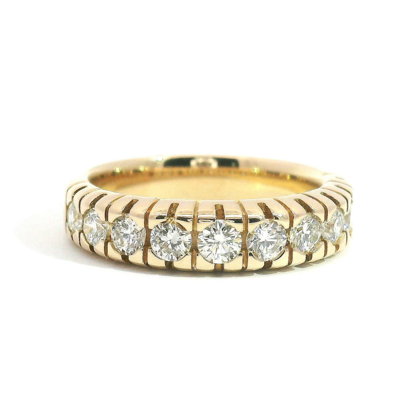 Brillant Halbmemory Ring