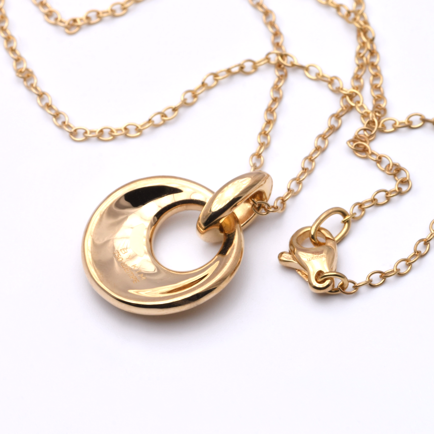WEMPE Kette und Anhänger Tempus Fugit mit Brillanten
