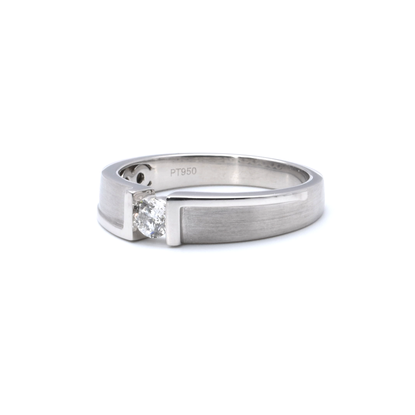 Ring | 950 Platin | Brillant