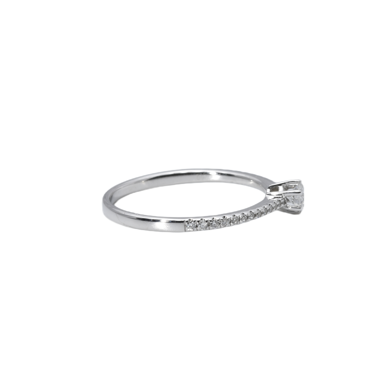 Ring Solitär mit Brillanten