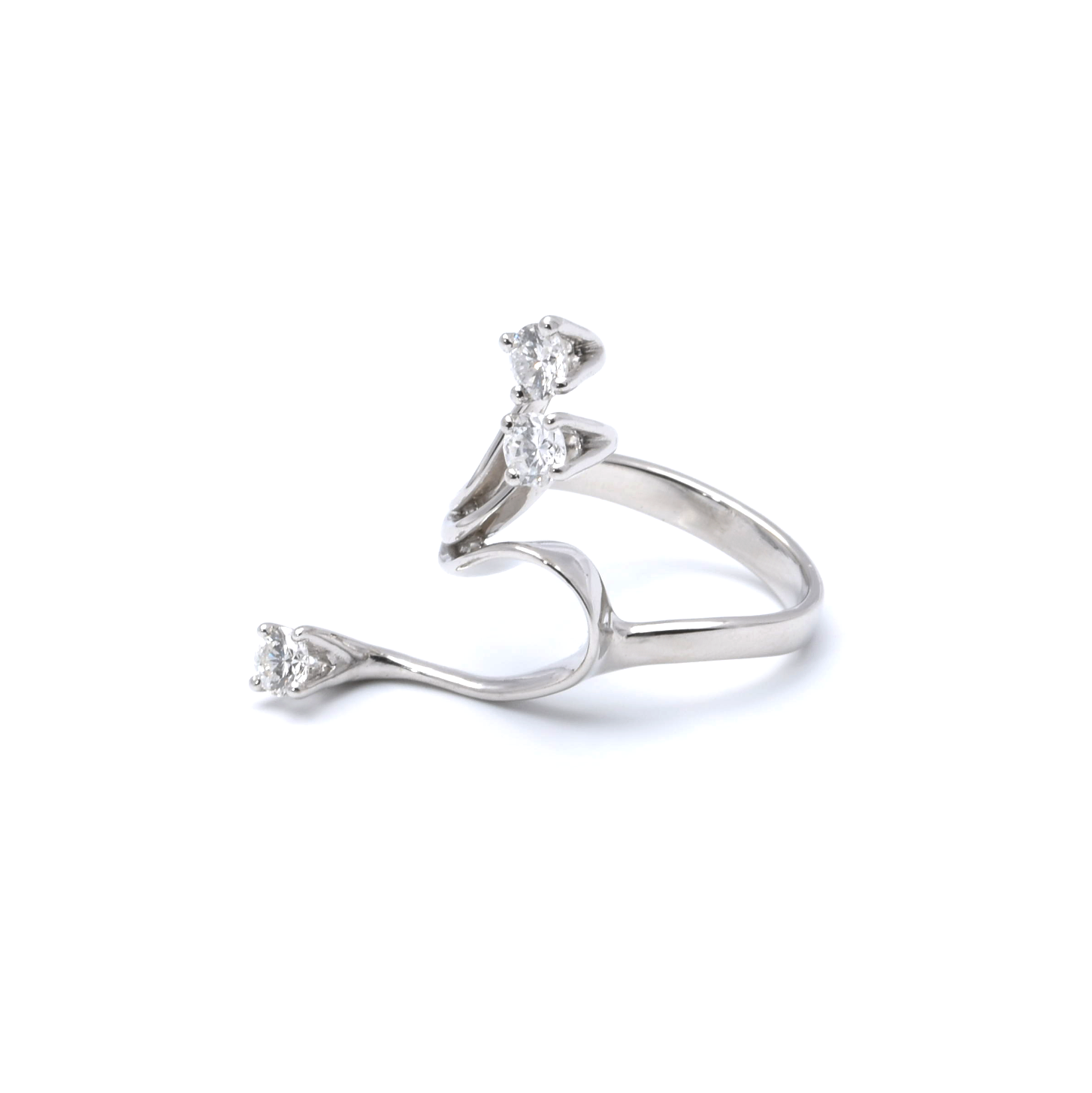 Ring | 750/000 Weißgold | Brillanten