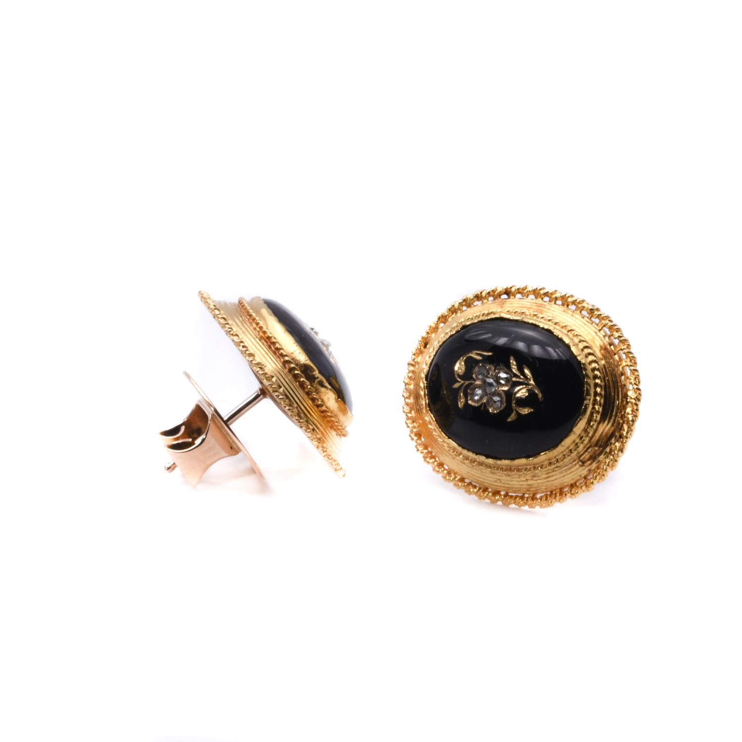 Ohrstecker mit geöltem Lapislazuli