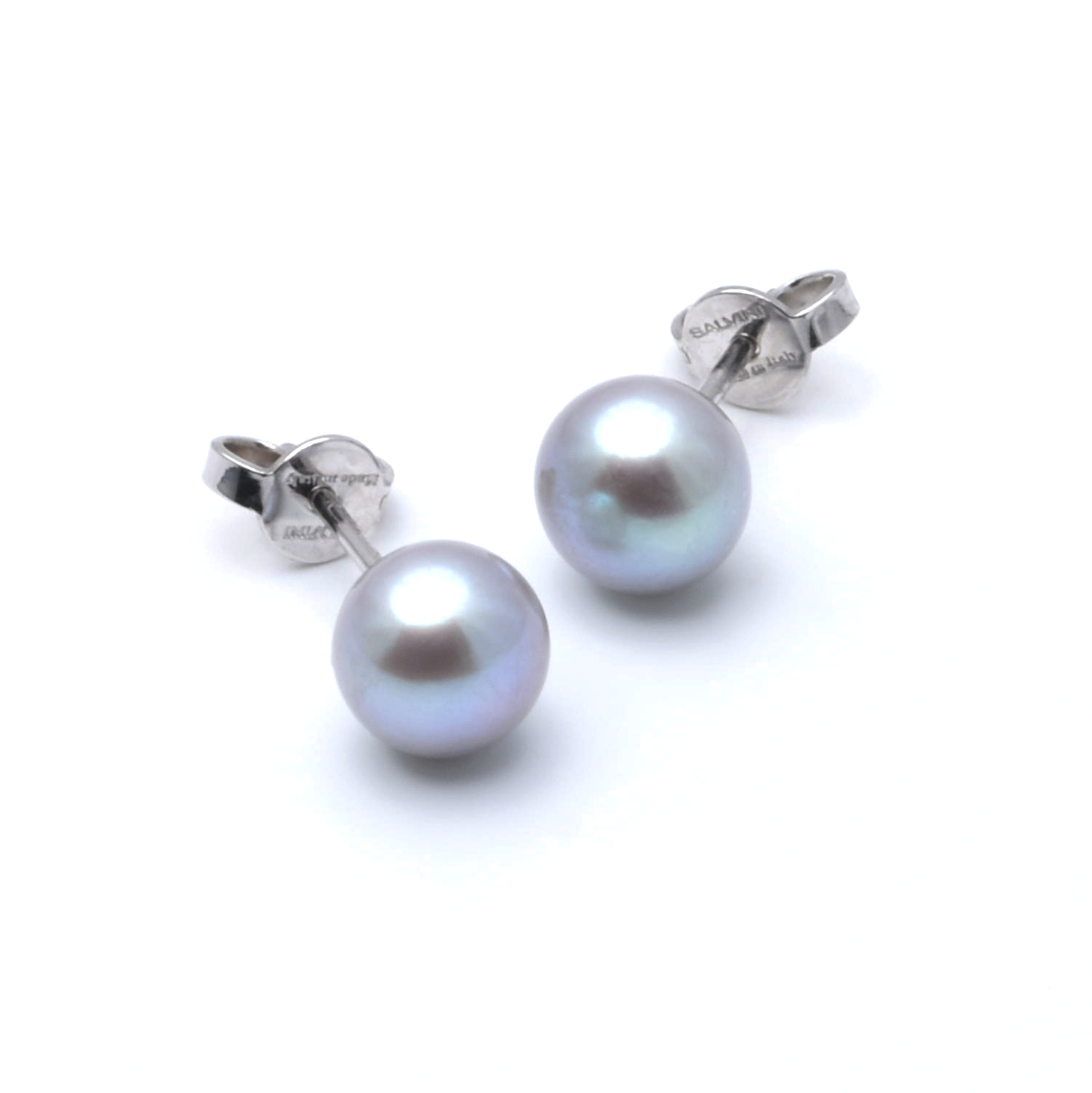 Ohrstecker | 750/000 Weißgold | Perlen