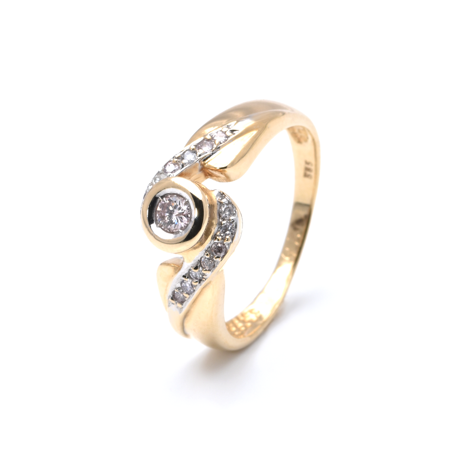 Ring | 585/000 Gold | Bicolor | Brillanten