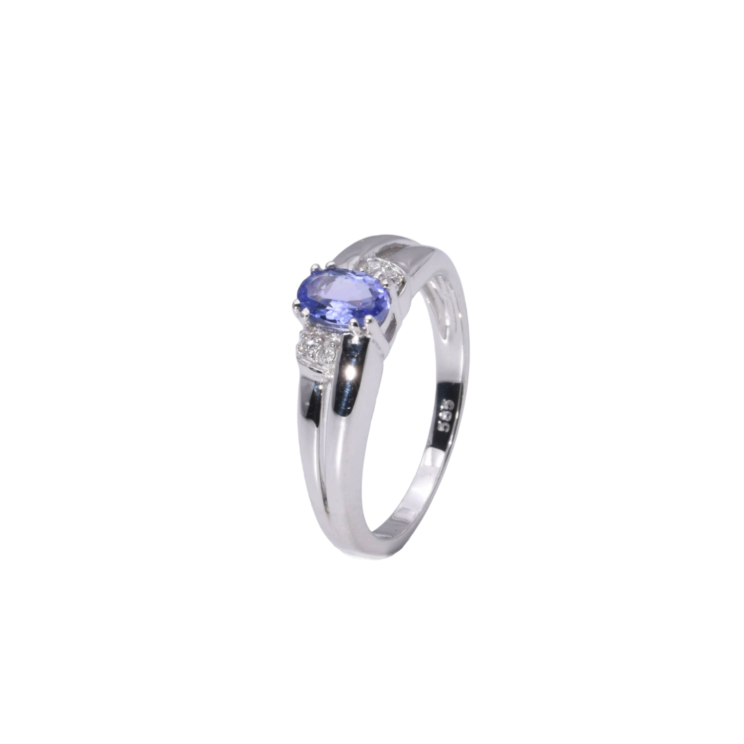 Ring mit Tansanit Brillanten