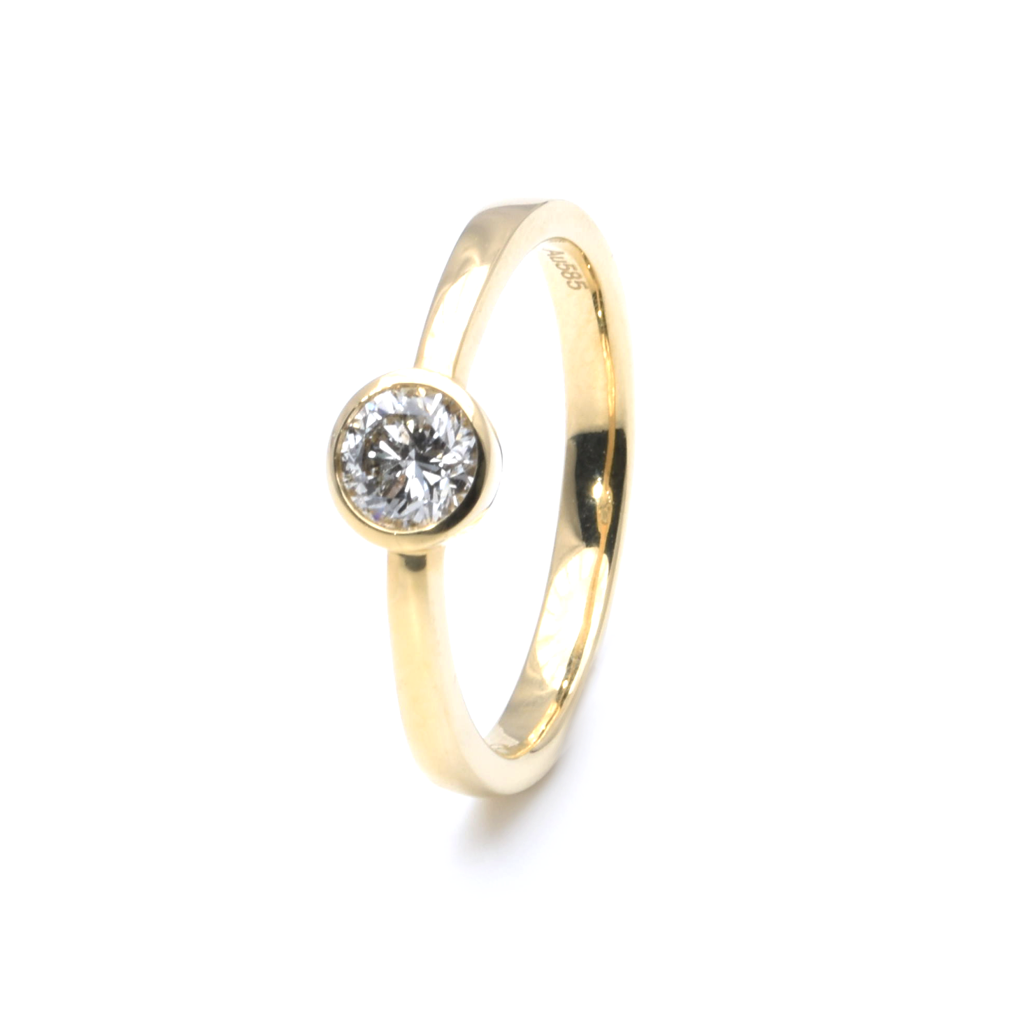 Solitär Ring mit Brillant
