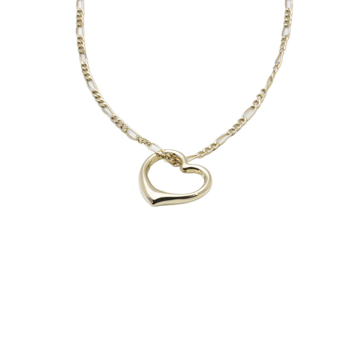 Kette mit Herzanhänger | 585/000 Gelbgold