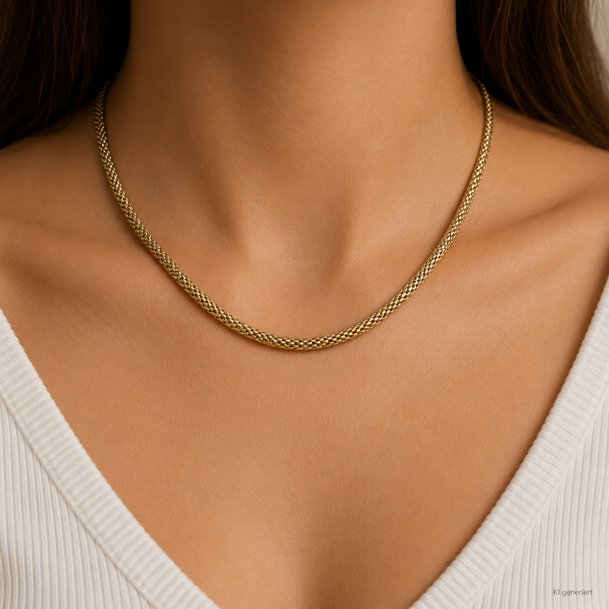 Himbeer-Collier